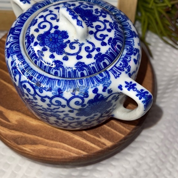 Phoenix Ware Sugar Blue & White Porcelain China Japan Vintage. - Picture 5 of 6